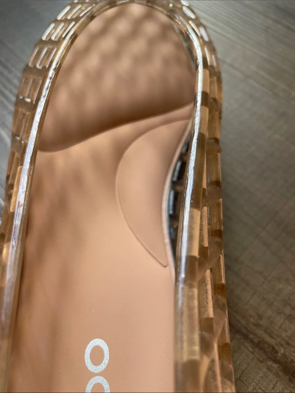 ALDO Nude/Tan Lattice Slip-On Flats - Picture 5 of 9